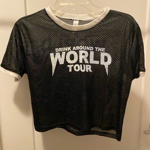Lost Bros Drink Around the World Crop Jersey